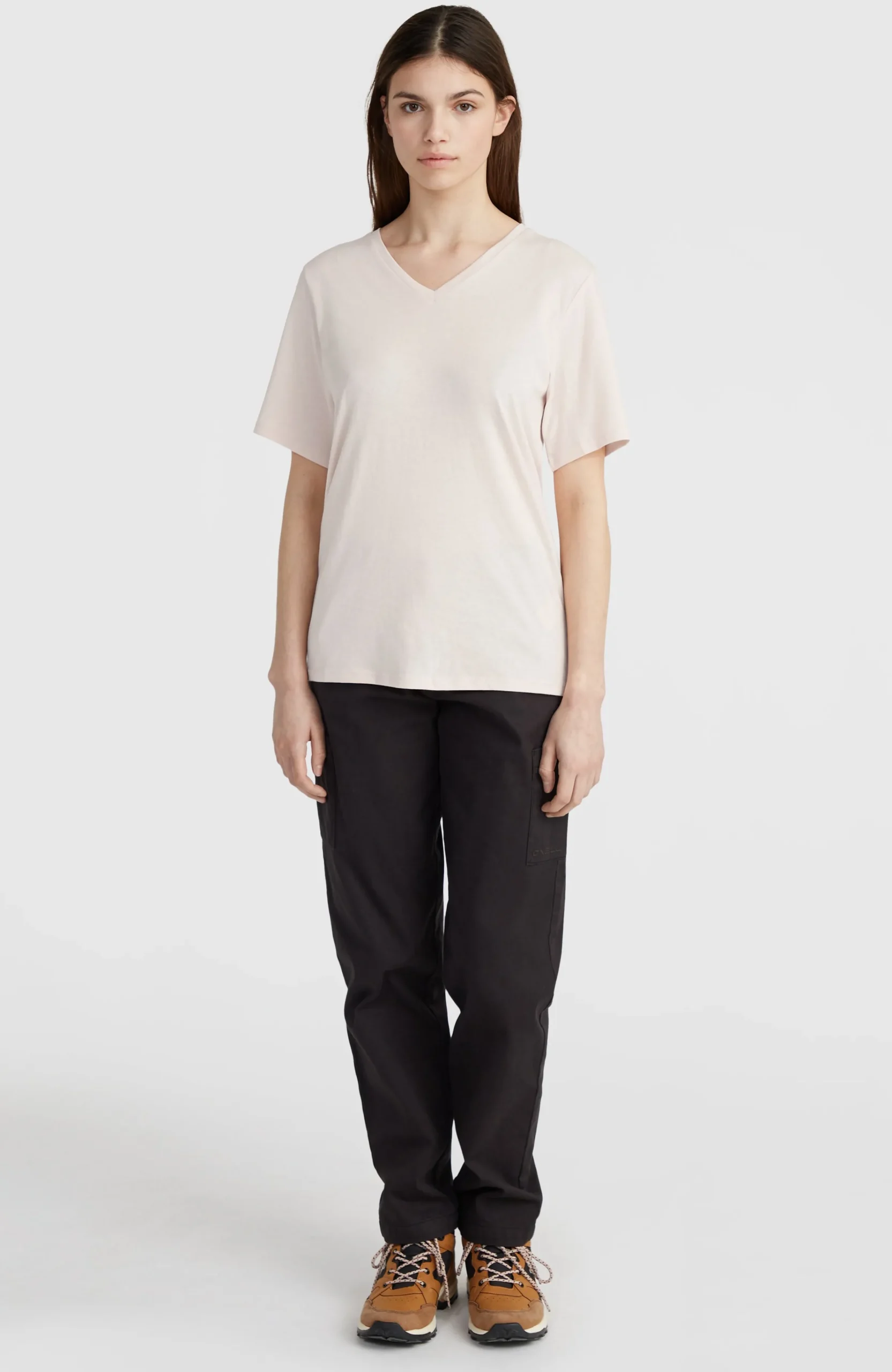 Enfant O'Neill Protection Anti-Uv-FemmesT-shirt Essentials à col V| Rose