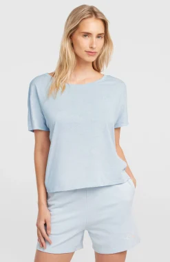 Femme O'Neill T-Shirts Et Tops|Protection Anti-Uv-FemmesT-shirt Essentials Script Scoop Neck| Bleu