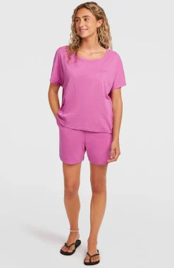 Femme O'Neill T-Shirts Et Tops|Protection Anti-Uv-FemmesT-shirt Essentials Script Scoop Neck| Violet