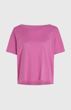 Femme O'Neill T-Shirts Et Tops|Protection Anti-Uv-FemmesT-shirt Essentials Script Scoop Neck| Violet