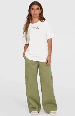Femme O'Neill T-Shirts Et Tops|Protection Anti-Uv-FemmesT-shirt Essentials Script| Blanc