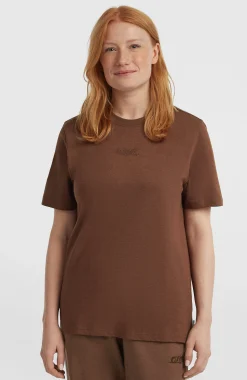 Femme O'Neill T-Shirts Et Tops|Protection Anti-Uv-FemmesT-shirt Essentials Script| Brun