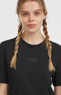 Femme O'Neill T-Shirts Et Tops|Protection Anti-Uv-FemmesT-shirt Essentials Script| Noire