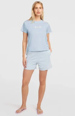 Femme O'Neill T-Shirts Et Tops|Protection Anti-Uv-FemmesT-shirt Essentials Script| Bleu