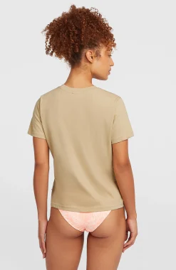 Femme O'Neill T-Shirts Et Tops|Protection Anti-Uv-FemmesT-shirt Essentials Script| Beige