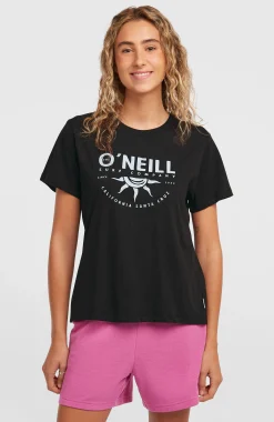 Femme O'Neill T-Shirts Et Tops|Protection Anti-Uv-FemmesT-shirt Front Print| Noire
