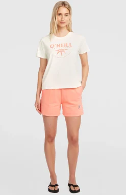 Femme O'Neill T-Shirts Et Tops|Protection Anti-Uv-FemmesT-shirt Front Print| Blanc