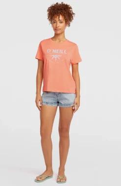 Femme O'Neill T-Shirts Et Tops|Protection Anti-Uv-FemmesT-shirt Front Print| Orange
