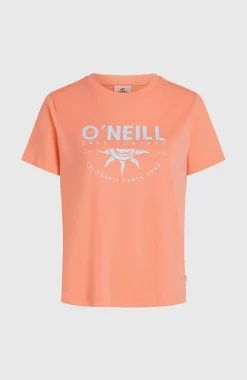 Femme O'Neill T-Shirts Et Tops|Protection Anti-Uv-FemmesT-shirt Front Print| Orange