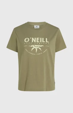 Femme O'Neill T-Shirts Et Tops|Protection Anti-Uv-FemmesT-shirt Front Print| Vert