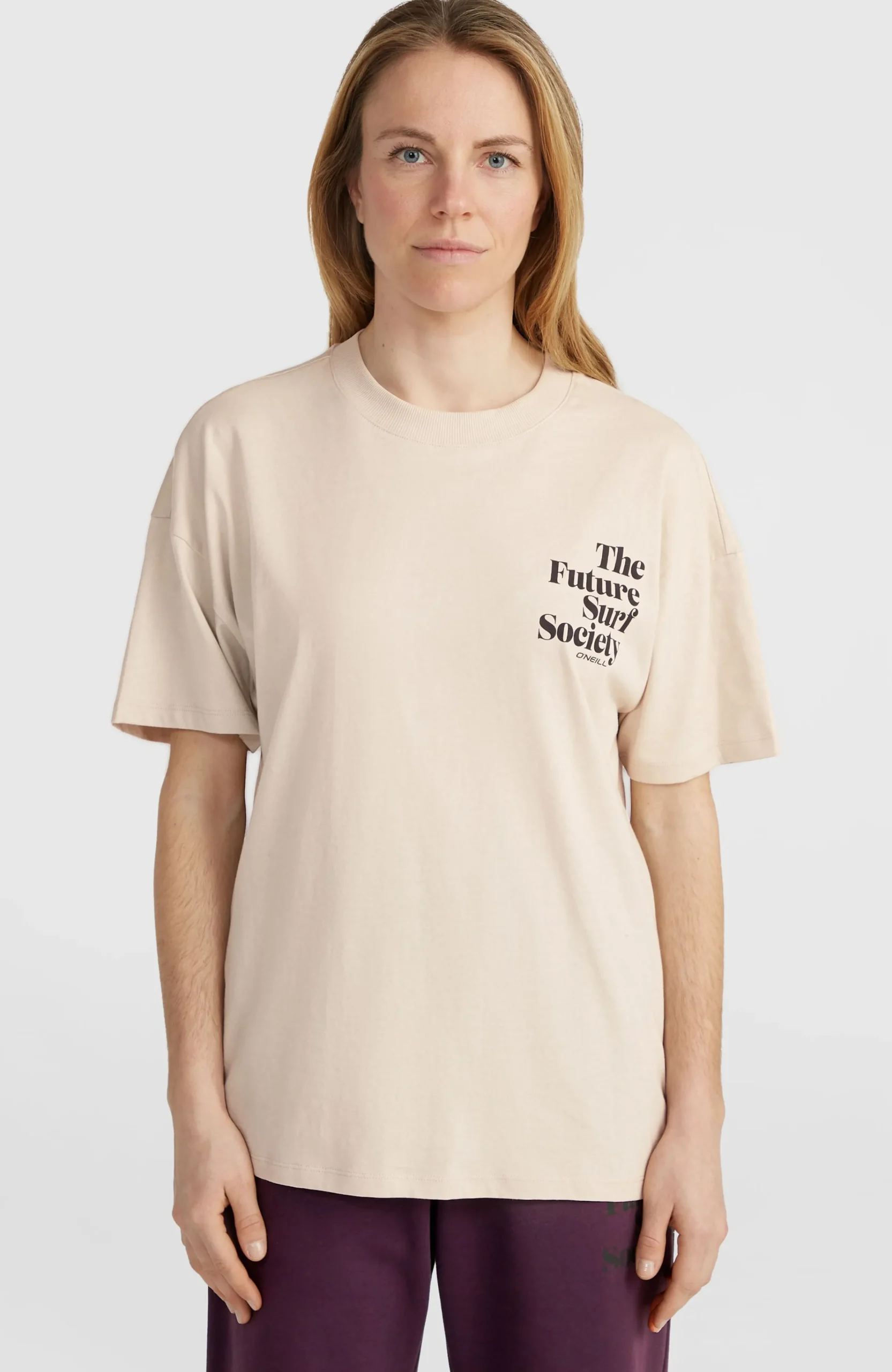 Femme O'Neill T-Shirts Et Tops|Protection Anti-Uv-FemmesT-shirt Future Surf Society| Beige