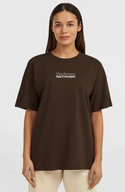 Femme O'Neill T-Shirts Et Tops|Protection Anti-Uv-FemmesT-shirt Future Surf Society| Brun