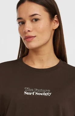 Femme O'Neill T-Shirts Et Tops|Protection Anti-Uv-FemmesT-shirt Future Surf Society| Brun