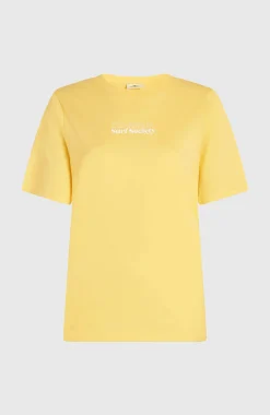 Femme O'Neill T-Shirts Et Tops|Protection Anti-Uv-FemmesT-shirt Future Surf Society| Jaune