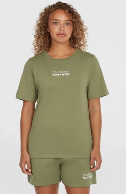 Femme O'Neill T-Shirts Et Tops|Protection Anti-Uv-FemmesT-shirt Future Surf Society| Vert