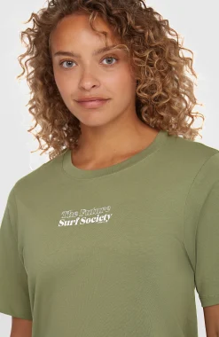 Femme O'Neill T-Shirts Et Tops|Protection Anti-Uv-FemmesT-shirt Future Surf Society| Vert