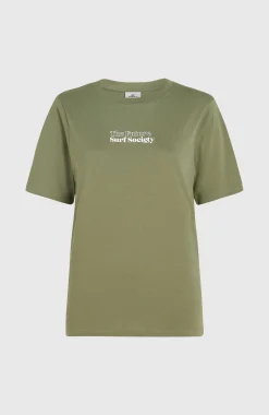 Femme O'Neill T-Shirts Et Tops|Protection Anti-Uv-FemmesT-shirt Future Surf Society| Vert