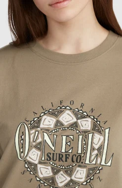 Femme O'Neill T-Shirts Et Tops|Protection Anti-Uv-FemmesT-shirt Graphic| Brun