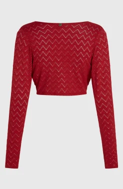 Femme O'Neill T-Shirts Et Tops|Protection Anti-Uv-FemmesT-shirt manches longues noué O'Riginals| Rouge