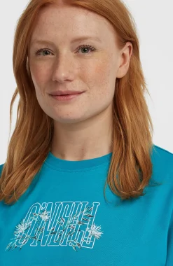 Femme O'Neill T-Shirts Et Tops|Protection Anti-Uv-FemmesT-shirt Graphic| Bleu