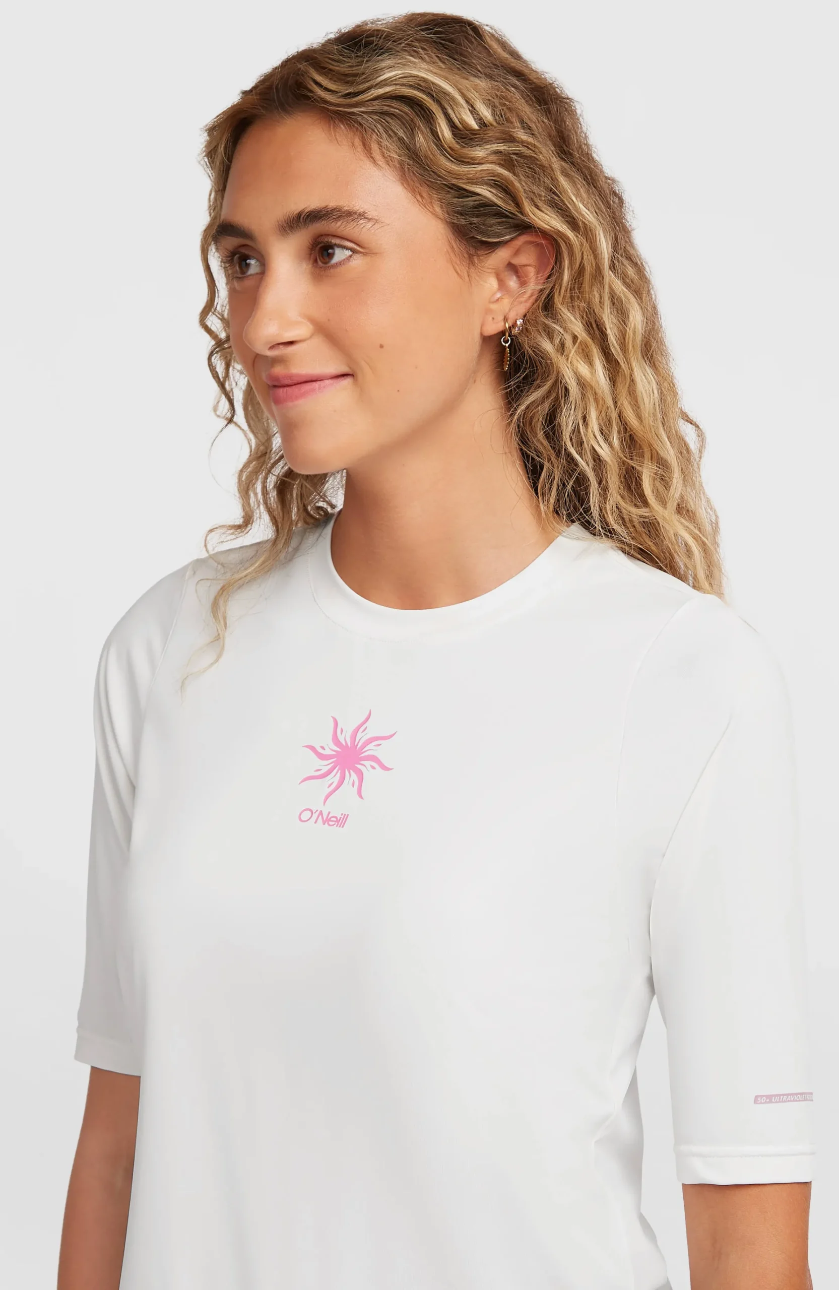 Femme O'Neill T-Shirts Et Tops|Sport-FemmesT-shirt Hybrid Polygiene UPF 50+| Blanc