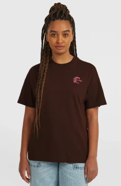 Femme O'Neill T-Shirts Et Tops|Protection Anti-Uv-FemmesT-shirt O'Riginals Back-Print| Brun