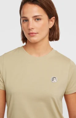 Femme O'Neill T-Shirts Et Tops|Protection Anti-Uv-FemmesT-shirt O'Riginals Badge| Beige