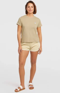 Femme O'Neill T-Shirts Et Tops|Protection Anti-Uv-FemmesT-shirt O'Riginals Badge| Beige