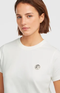 Femme O'Neill T-Shirts Et Tops|Protection Anti-Uv-FemmesT-shirt O'Riginals Badge| Blanc