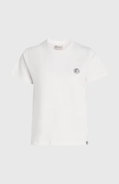 Femme O'Neill T-Shirts Et Tops|Protection Anti-Uv-FemmesT-shirt O'Riginals Badge| Blanc