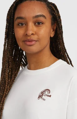 Femme O'Neill T-Shirts Et Tops|Protection Anti-Uv-FemmesT-shirt O'Riginals Back-Print| Blanc