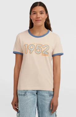 Femme O'Neill T-Shirts Et Tops|Protection Anti-Uv-FemmesT-shirt O'Riginals 1952| Beige