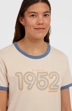 Femme O'Neill T-Shirts Et Tops|Protection Anti-Uv-FemmesT-shirt O'Riginals 1952| Beige