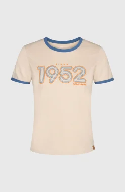 Femme O'Neill T-Shirts Et Tops|Protection Anti-Uv-FemmesT-shirt O'Riginals 1952| Beige