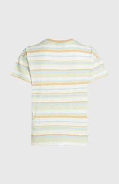 Femme O'Neill T-Shirts Et Tops|Protection Anti-Uv-FemmesT-shirt O'Riginals Boxy Stripe| Bleu