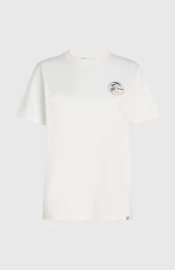 Femme O'Neill T-Shirts Et Tops|Protection Anti-Uv-FemmesT-shirt O'Riginals Vintage Graphic| Blanc