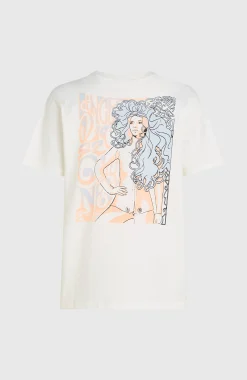 Femme O'Neill T-Shirts Et Tops|Protection Anti-Uv-FemmesT-shirt O'Riginals Vintage Graphic| Blanc
