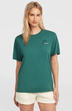 Femme O'Neill T-Shirts Et Tops|Protection Anti-Uv-FemmesT-shirt O'Riginals Vintage Graphic| Vert
