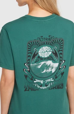Femme O'Neill T-Shirts Et Tops|Protection Anti-Uv-FemmesT-shirt O'Riginals Vintage Graphic| Vert