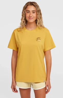 Femme O'Neill T-Shirts Et Tops|Protection Anti-Uv-FemmesT-shirt O'Riginals Vintage Graphic| Jaune