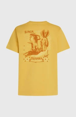 Femme O'Neill T-Shirts Et Tops|Protection Anti-Uv-FemmesT-shirt O'Riginals Vintage Graphic| Jaune