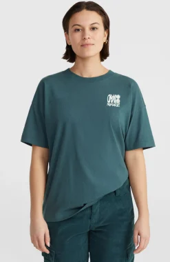 Femme O'Neill T-Shirts Et Tops|Protection Anti-Uv-FemmesT-shirt oversize Surf Heroes| Bleu