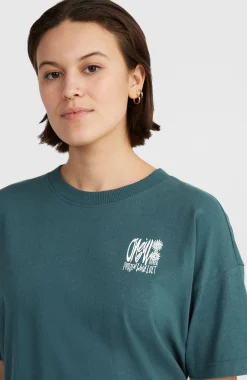 Femme O'Neill T-Shirts Et Tops|Protection Anti-Uv-FemmesT-shirt oversize Surf Heroes| Bleu