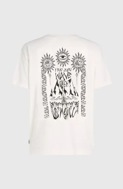 Femme O'Neill T-Shirts Et Tops|Protection Anti-Uv-FemmesT-shirt oversize Surf Heroes| Blanc