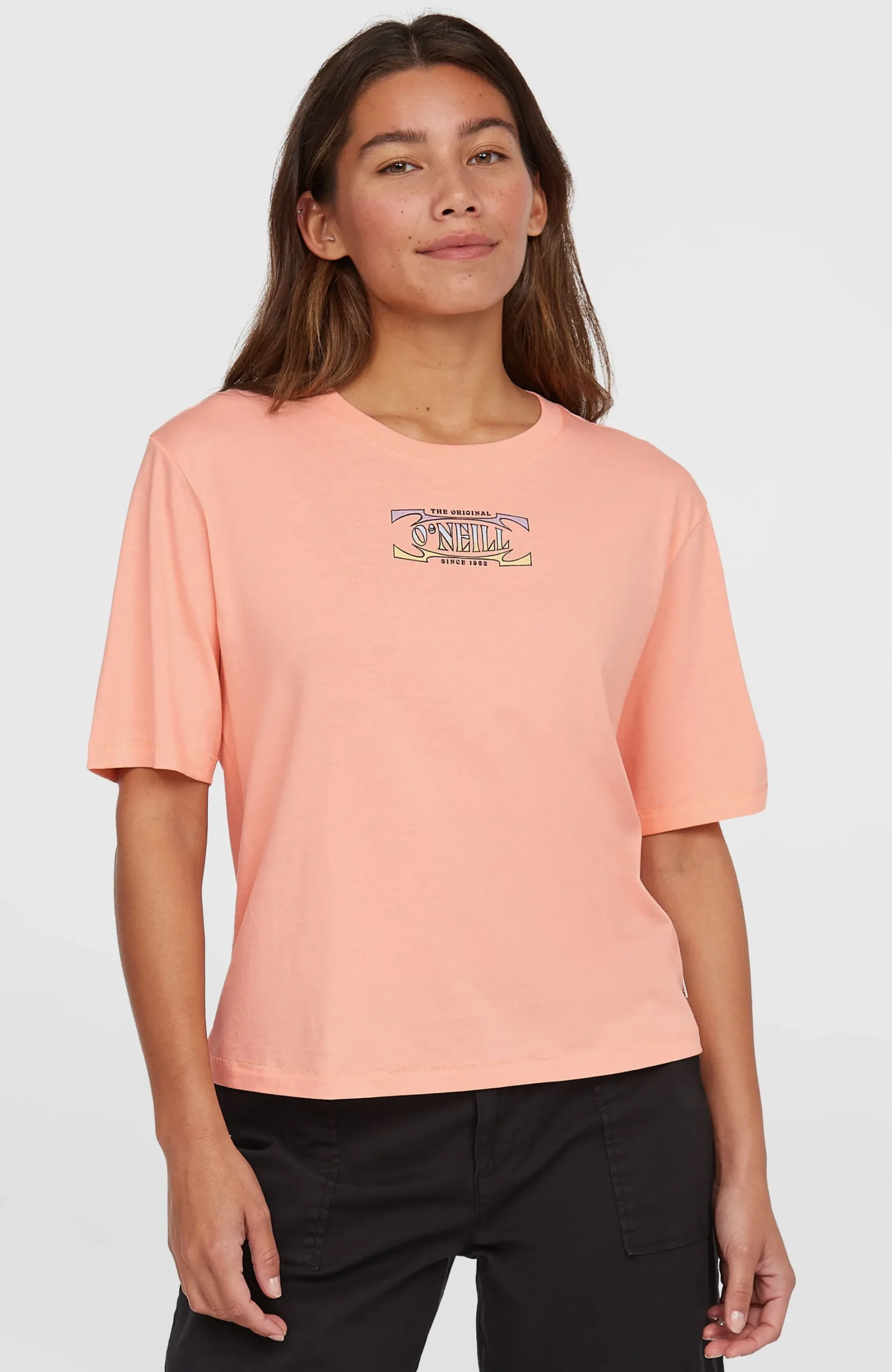 Femme O'Neill T-Shirts Et Tops|Protection Anti-Uv-FemmesT-shirt Summer Must Haves Back Print| Rose
