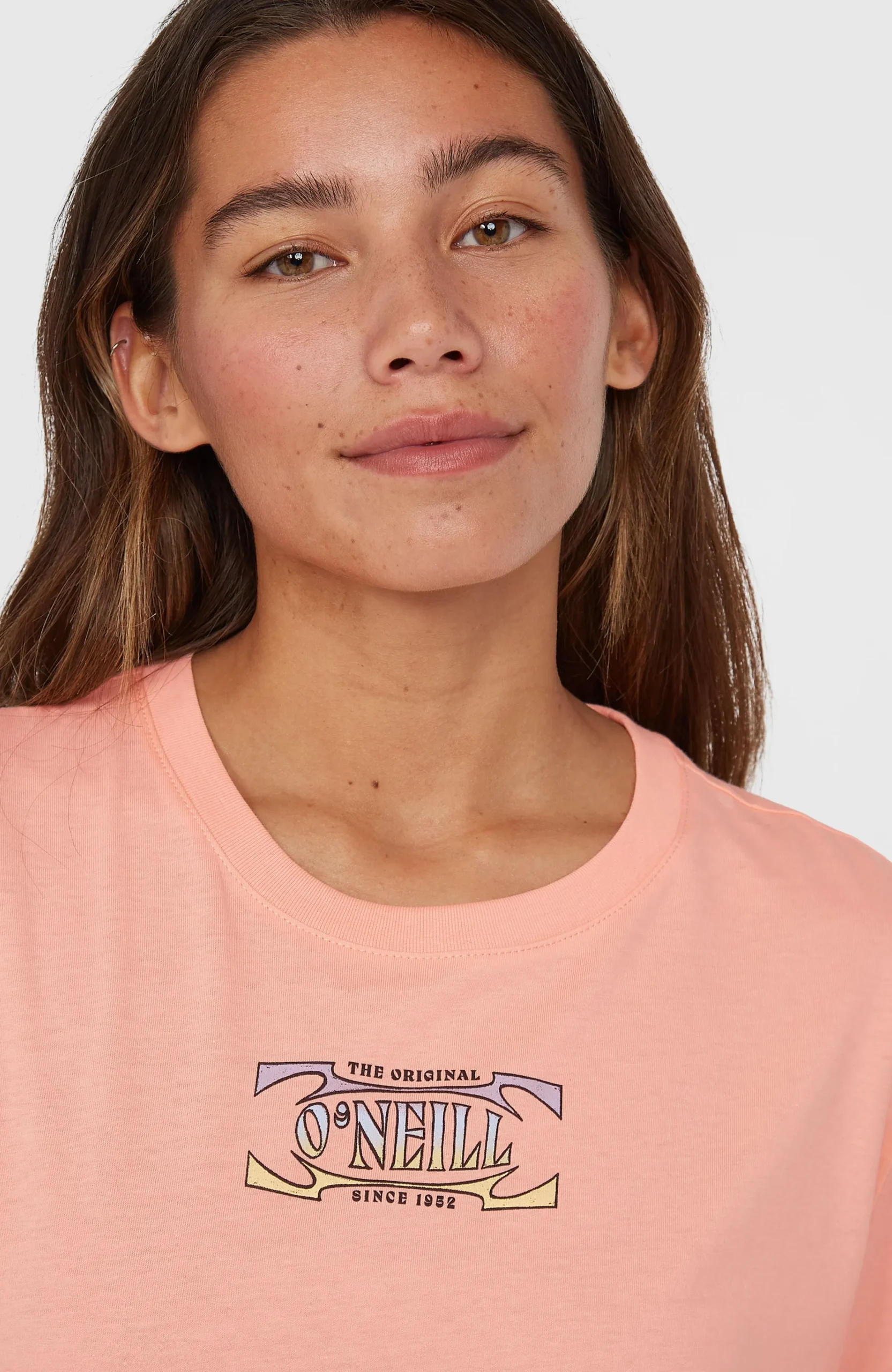 Femme O'Neill T-Shirts Et Tops|Protection Anti-Uv-FemmesT-shirt Summer Must Haves Back Print| Rose