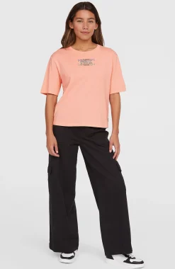Femme O'Neill T-Shirts Et Tops|Protection Anti-Uv-FemmesT-shirt Summer Must Haves Back Print| Rose