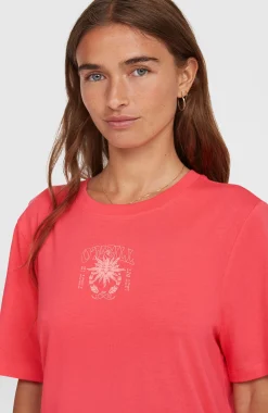 Femme O'Neill T-Shirts Et Tops|Protection Anti-Uv-FemmesT-shirt Summer Must Haves Graphic| Rose