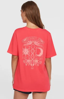 Femme O'Neill T-Shirts Et Tops|Protection Anti-Uv-FemmesT-shirt Summer Must Haves Graphic| Rose