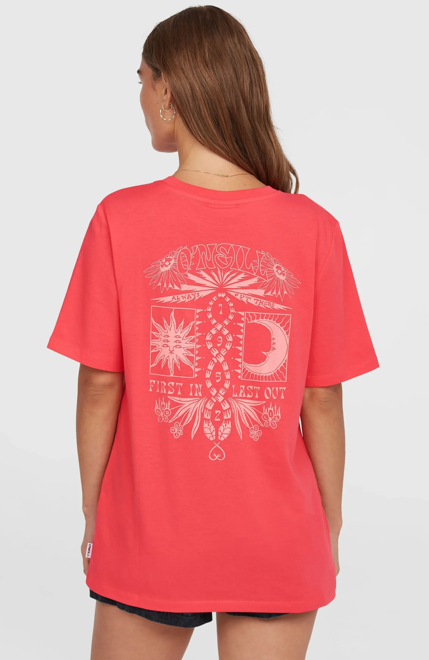 Femme O'Neill T-Shirts Et Tops|Protection Anti-Uv-FemmesT-shirt Summer Must Haves Graphic| Rose